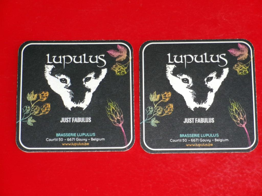 2 SOUS - BOCKS * LUPULUS *, Ophalen of Verzenden, Zo goed als nieuw, Viltje(s), Overige merken
