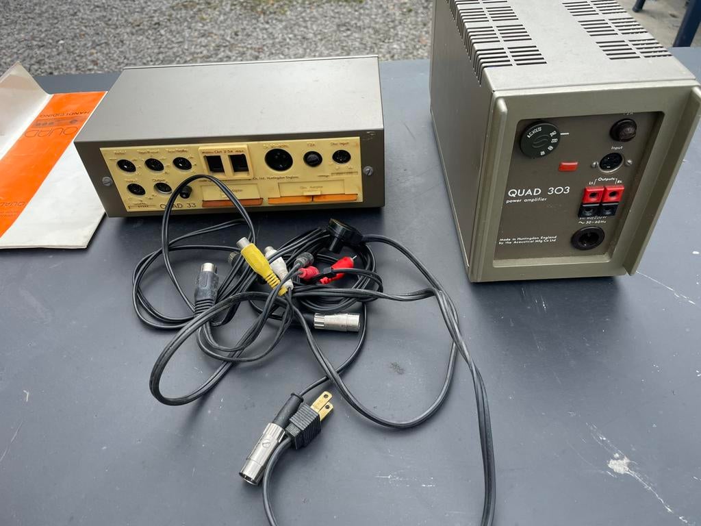 Quad 33-303 vintage hifi, Audio, Tv en Foto, Ophalen, Gebruikt, Overige merken