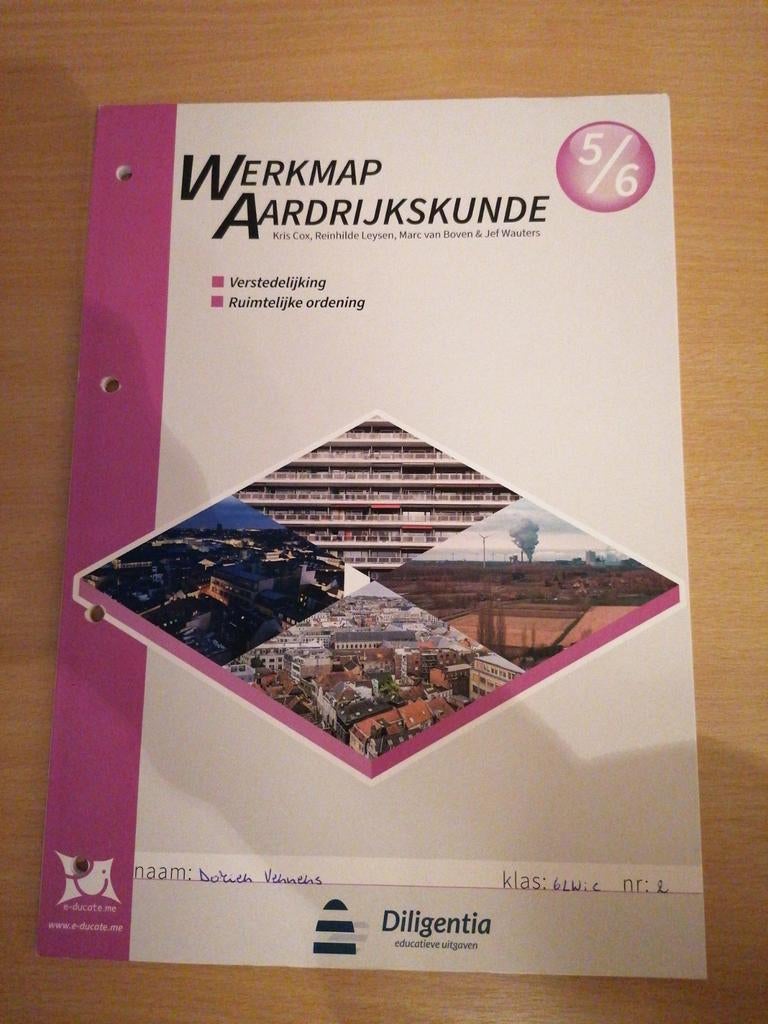 Kris Cox - 5/6 Verstedelijking en Ruimtelijke Ordening, Boeken, ASO, Kris Cox; Reinhilde Leysen; Marc Van Boven; Jef Wauters, Ophalen of Verzenden