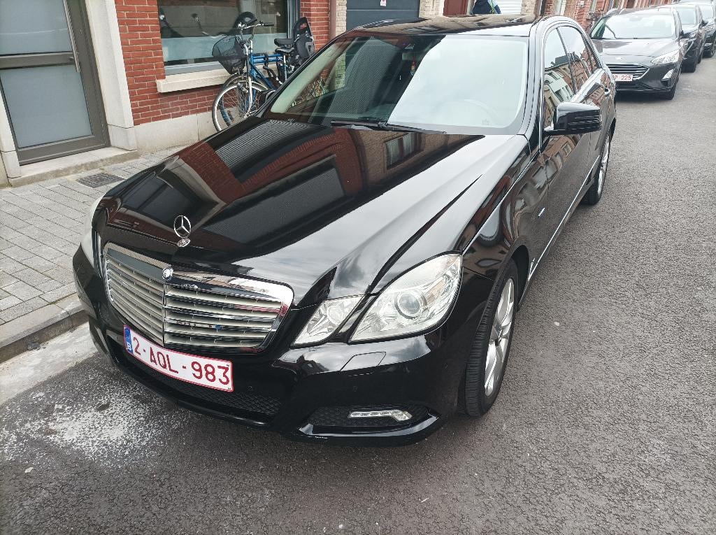 Mercedes E200 CDI Avantgarde, Auto's, 4 cilinders, Zwart, 5 deurs, Particulier