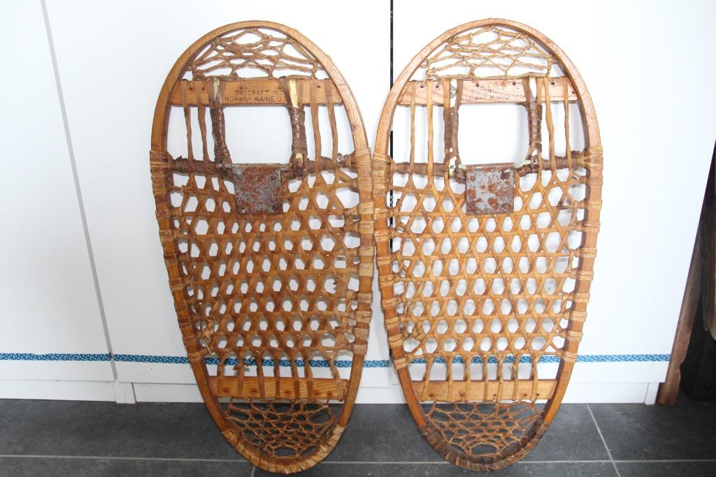 US WW2 "Snowshoes Bearpaw" (13x28 inches) (raquettes ), Collections, Envoi, Armée de terre, Vêtements ou Chaussures