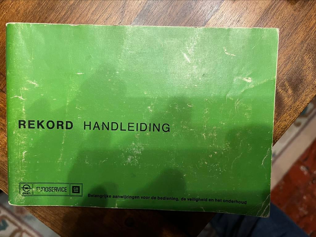 Handleiding Opel Rekord 1975, Ophalen of Verzenden