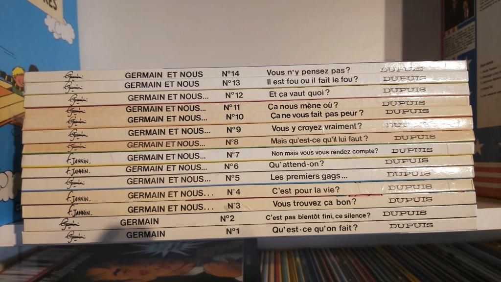 14 BD GERMAIN ET NOUS, complete serie in NIEUWstaat., Boeken, Stripverhalen, Jannin, Ophalen of Verzenden, Zo goed als nieuw, Meerdere stripboeken