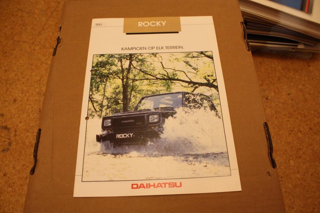 Daihatsu Rocky brochure 1991, Enlèvement ou Envoi, Comme neuf, Dépliant
