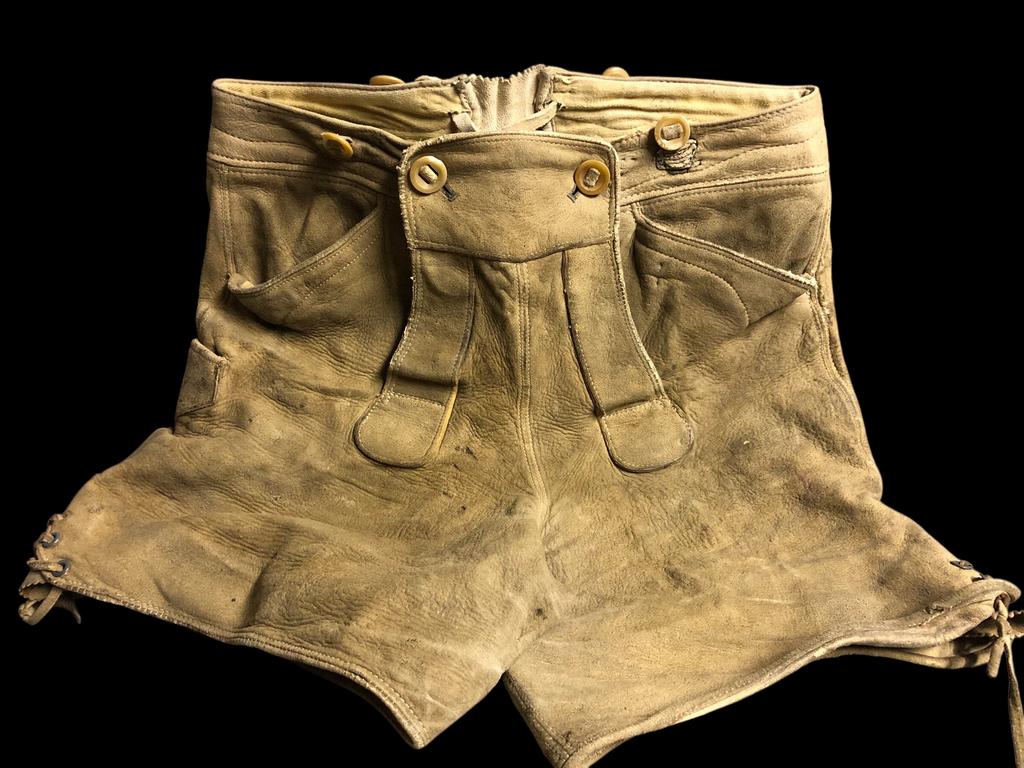 Pre-war/WW2 Hitlerjugend lederhose, Ophalen of Verzenden