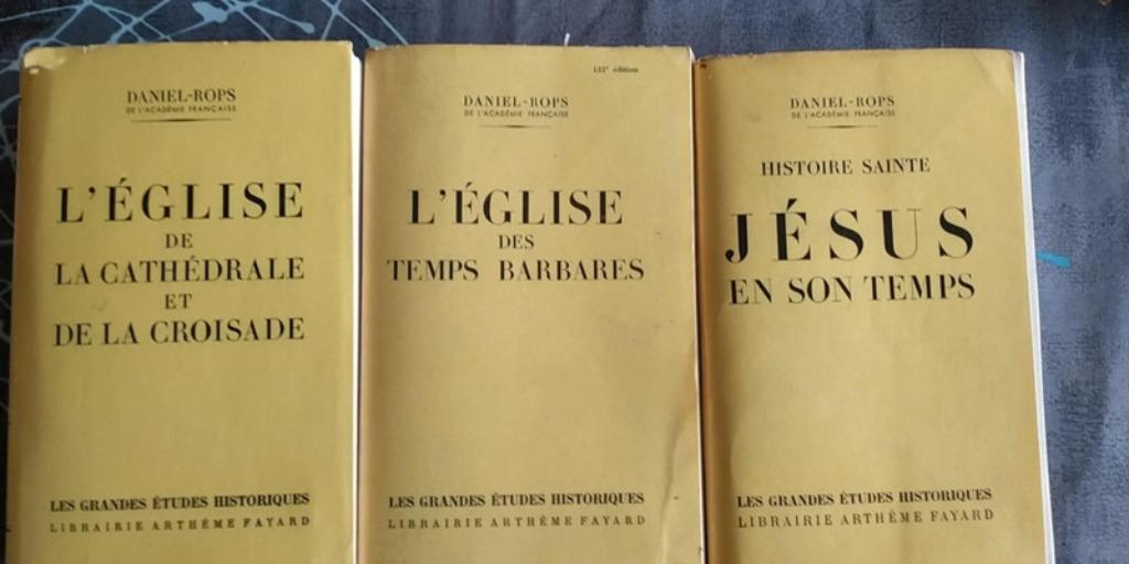 3 delen van Daniel Rops in de serie Grandes Etudes Hist, 14e eeuw of eerder, Europa, Daniel Rops, Ophalen
