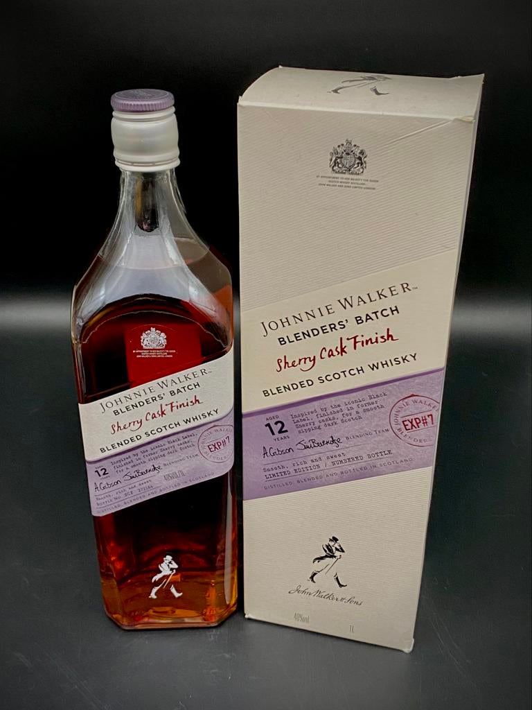 Johnnie Walker Sherry Cask Finish 1 ltr, Autres régions, Enlèvement ou Envoi, Pleine, Comme neuf