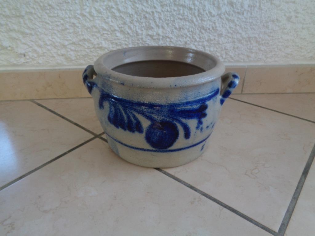 Pot en grès "ALSACE" bleu/gris. N 4., Antiquités & Art, Antiquités | Céramique & Poterie, Enlèvement ou Envoi