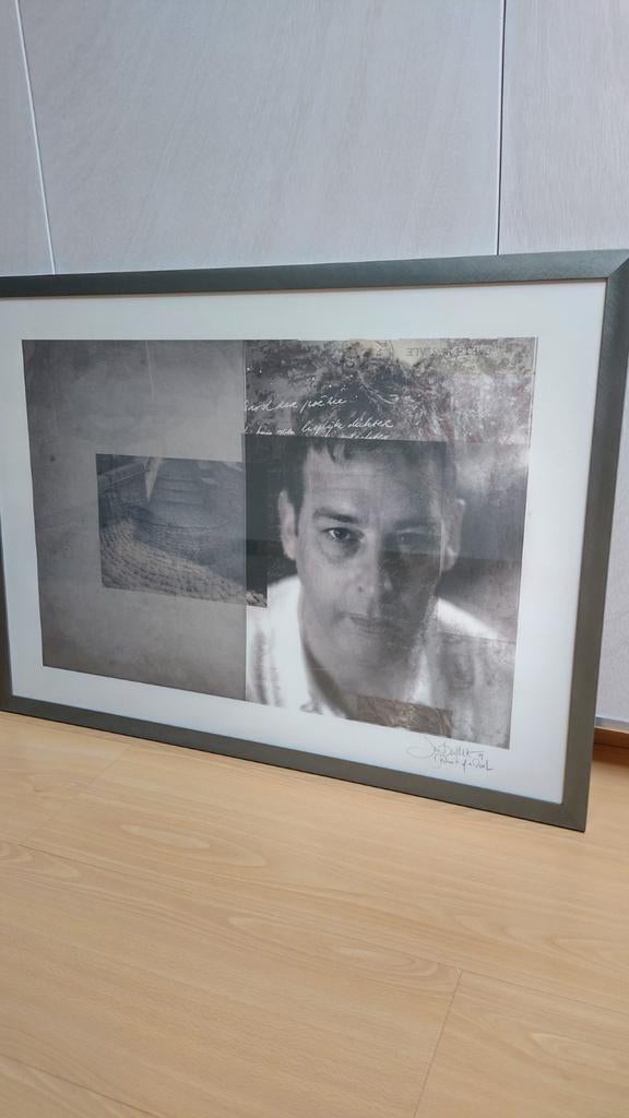 Jan Darthet kunstfoto '' Portrait of a poët,,, Antiek en Kunst, Kunst | Tekeningen en Fotografie, Ophalen