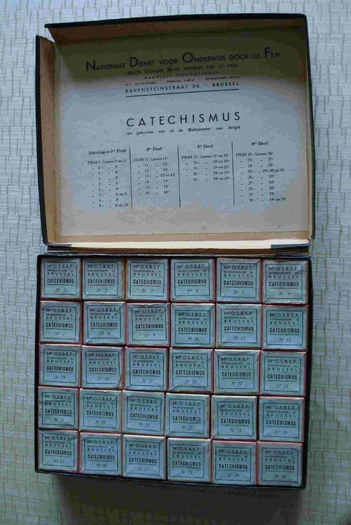 Filmrolletjes jaren '50 OSBEF catechismus, Verzamelen, Ophalen of Verzenden, Gebruikt, Film