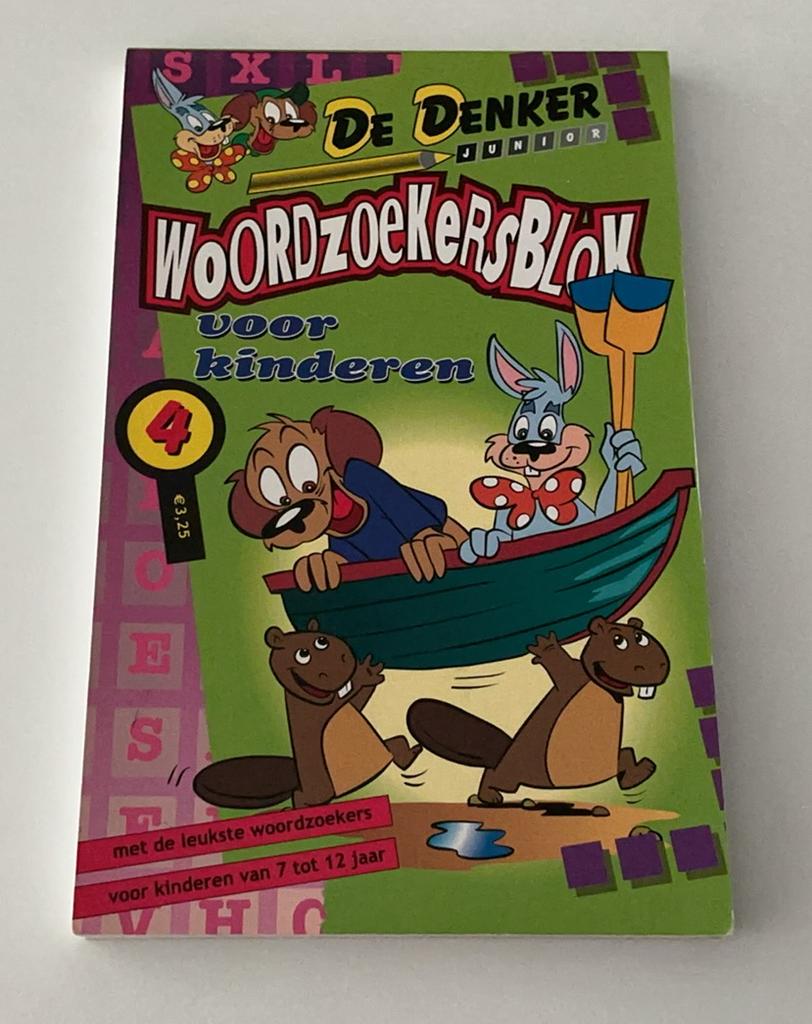 Woordzoekersblok Junior, De Denker, Enlèvement ou Envoi, Utilisé