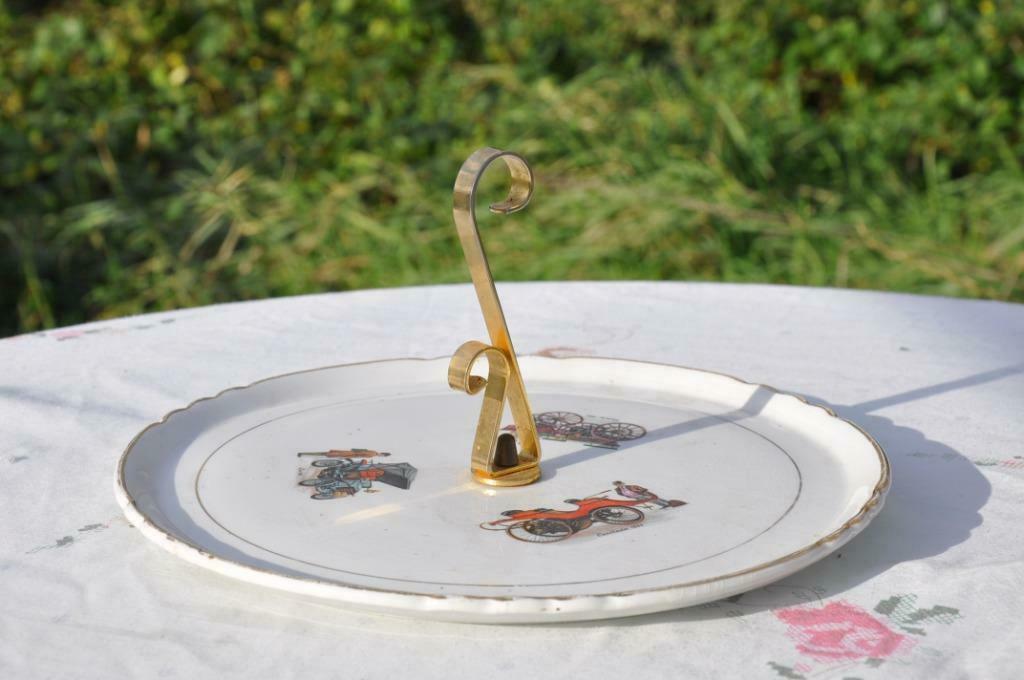 §  plat a fromages decor voitures ancêtres, Antiquités & Art, Enlèvement ou Envoi