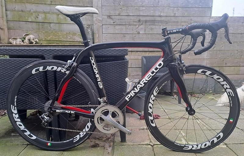 PINARELLA DOGMA maat 56. M/z wielen., 53 à 57 cm, Enlèvement, Carbone