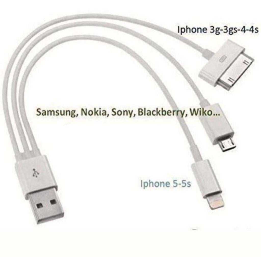 Adaptateur Chargeur USB ver USB/Apple Dock/Apple Lightning, Ophalen of Verzenden, Nieuw