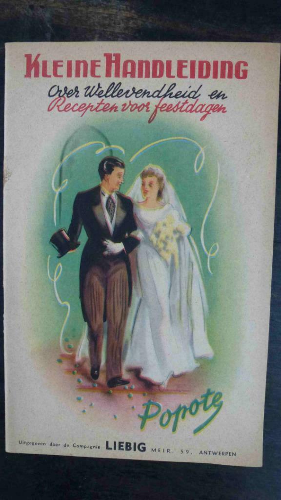 oud boekje Kleine handleiding over wellevendheid en recepten, Verzenden