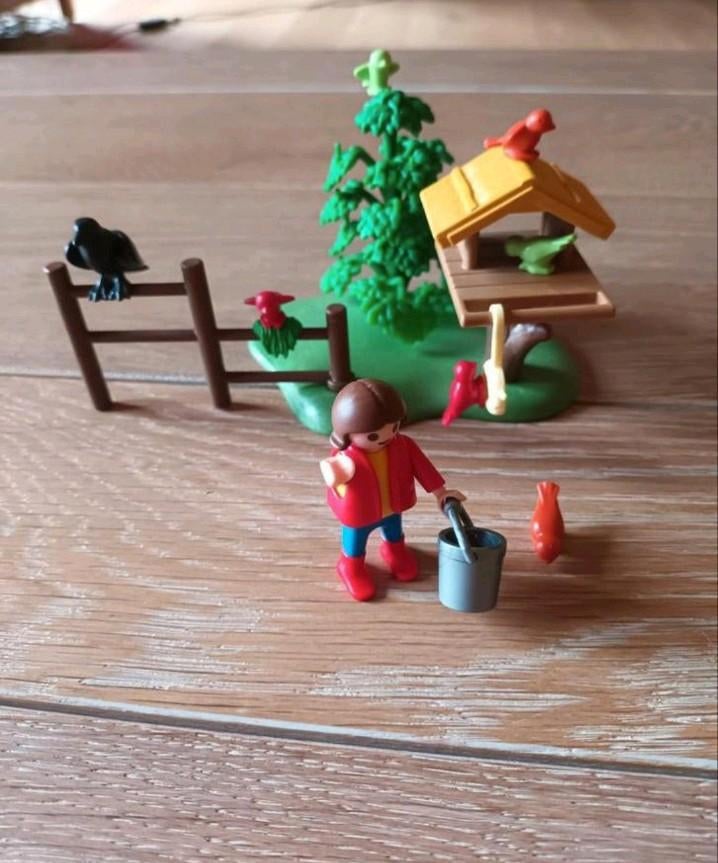 Playmobil - Enfant/oiseaux/nichoir, Enlèvement ou Envoi, Comme neuf, Ensemble complet