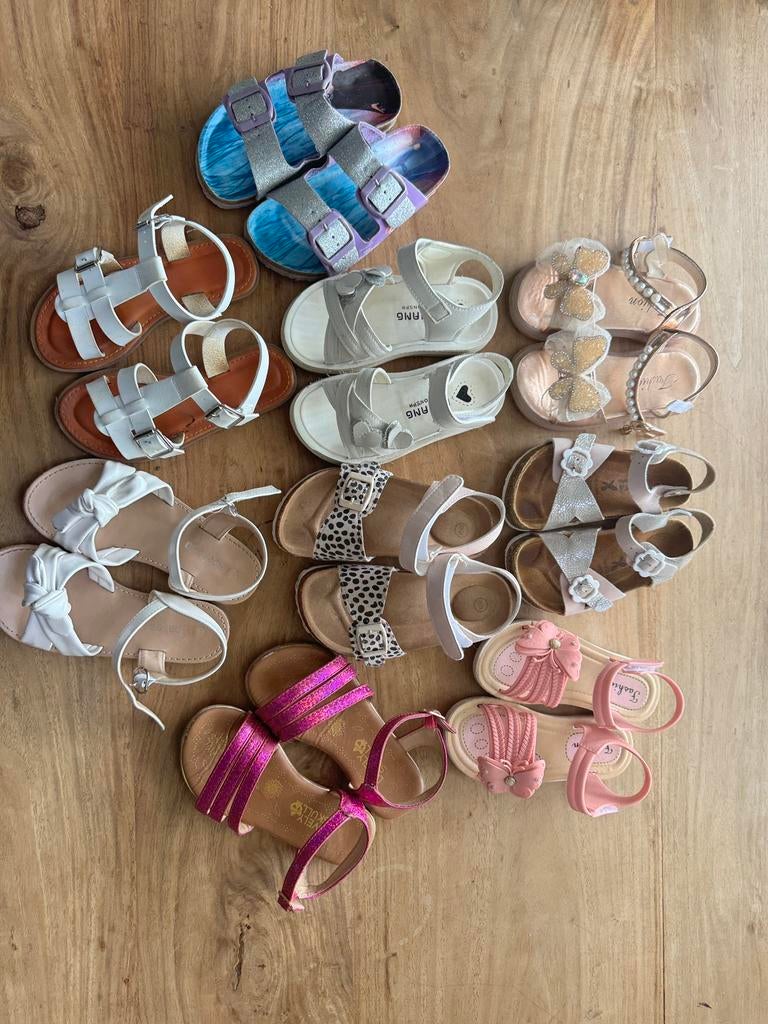 9 paires de chaussures sandales enfants taille 28, Enlèvement ou Envoi, Comme neuf