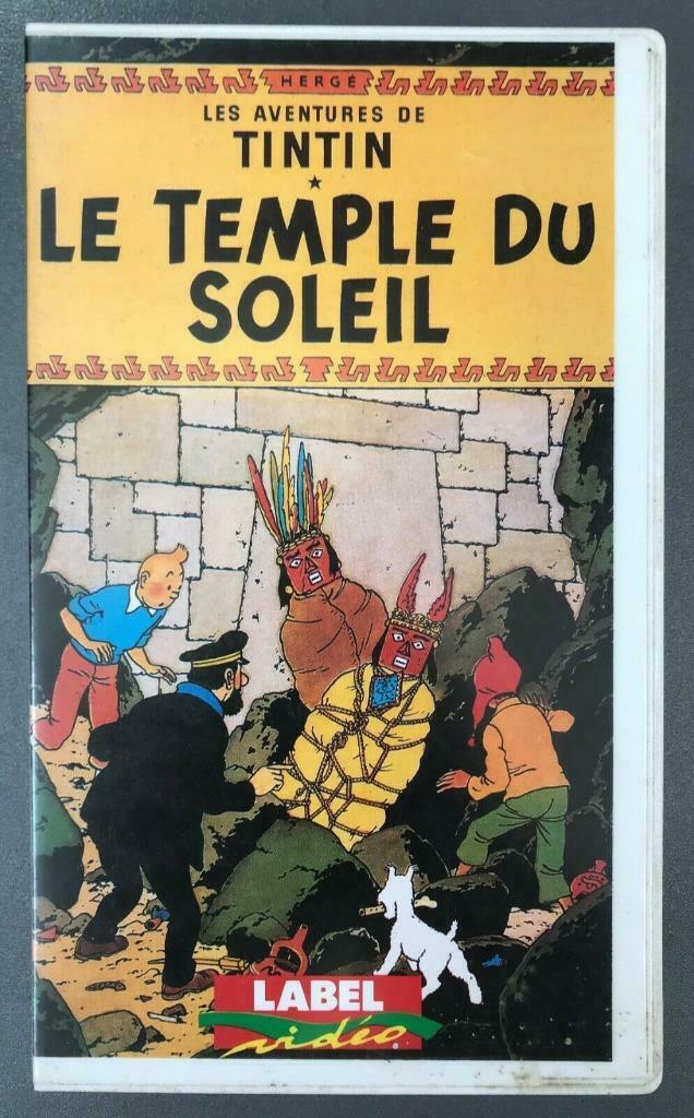 VHS Tintin : Le temple du soleil . -, Enlèvement ou Envoi, Dessin animé, Tous les âges, Utilisé
