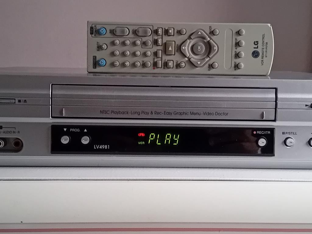 LG LV4981 Magnétoscope VHS, Enlèvement ou Envoi, Reconditionné, Lecteur ou enregistreur VHS