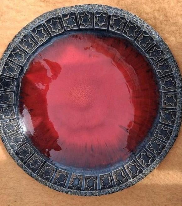 Perignem: Verzamel ceramic schaal Jan Ryheul., Ophalen of Verzenden