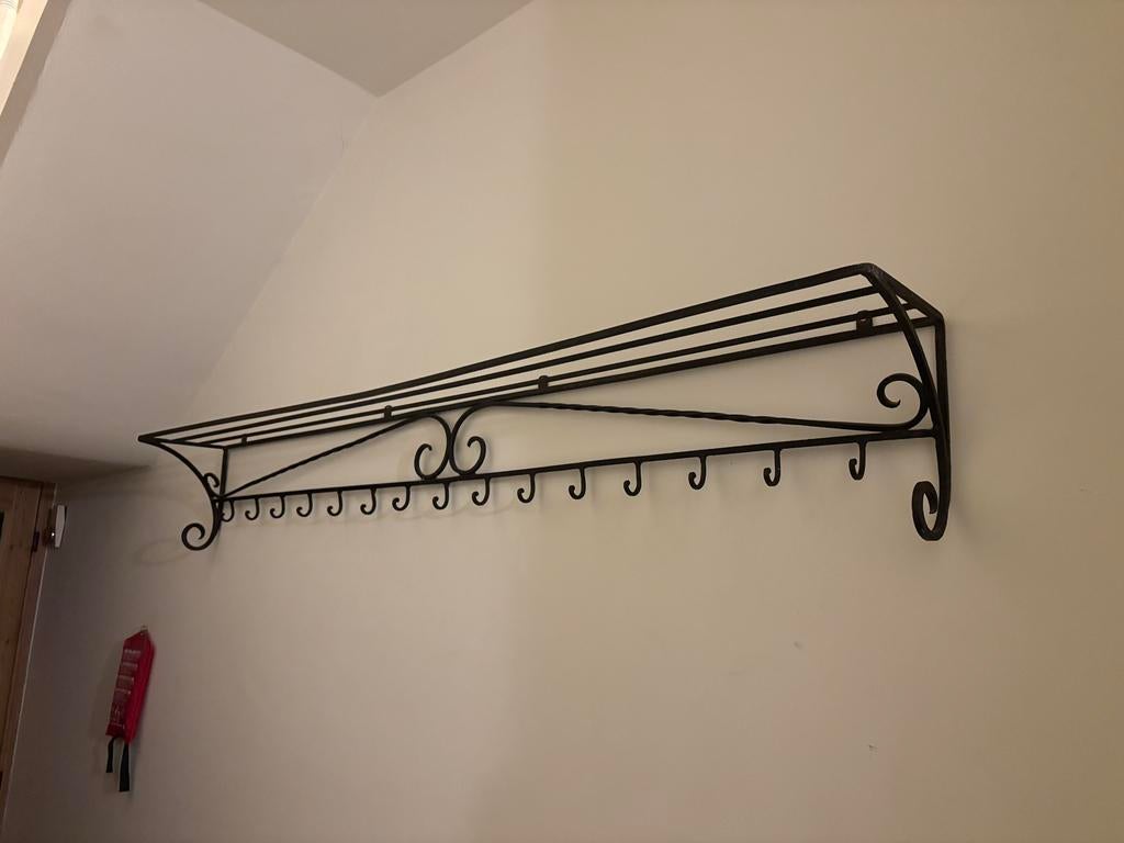 Kapstok, Ophalen, Gebruikt, Metaal, Wandkapstok