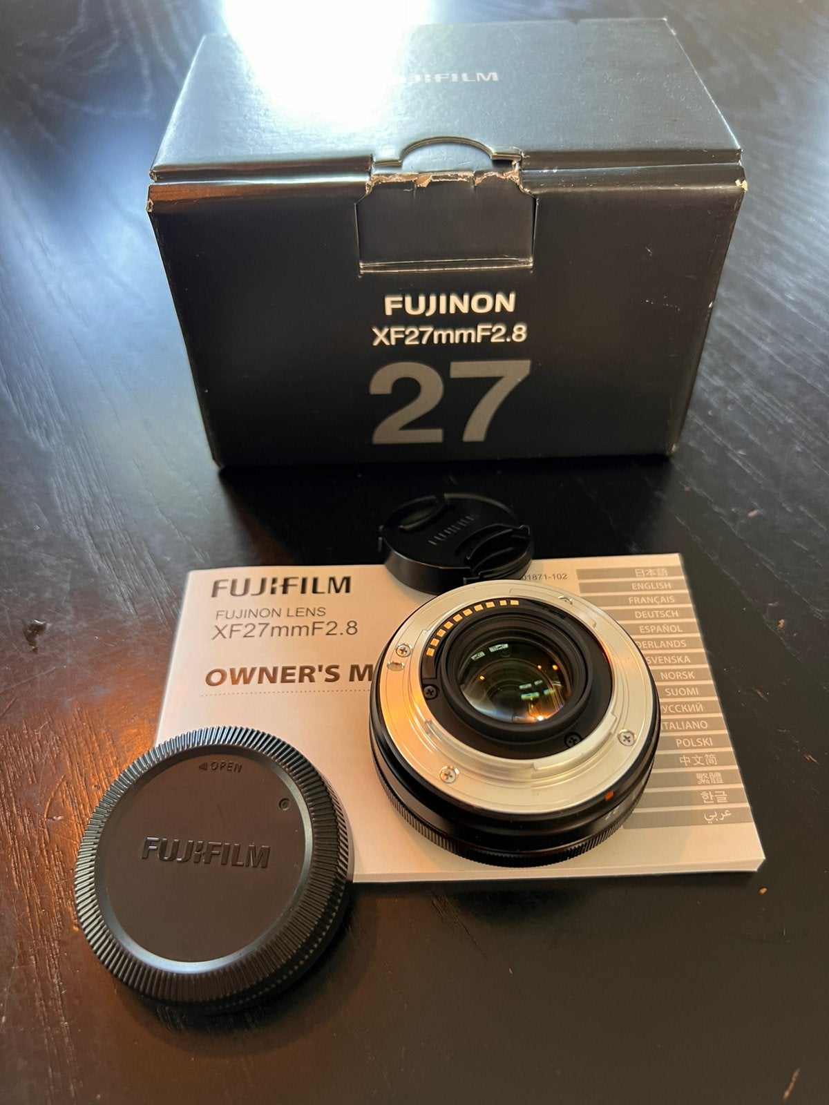 Fujinon XF27mm F2.8 pancake lens, Audio, Tv en Foto, Ophalen of Verzenden, Zo goed als nieuw
