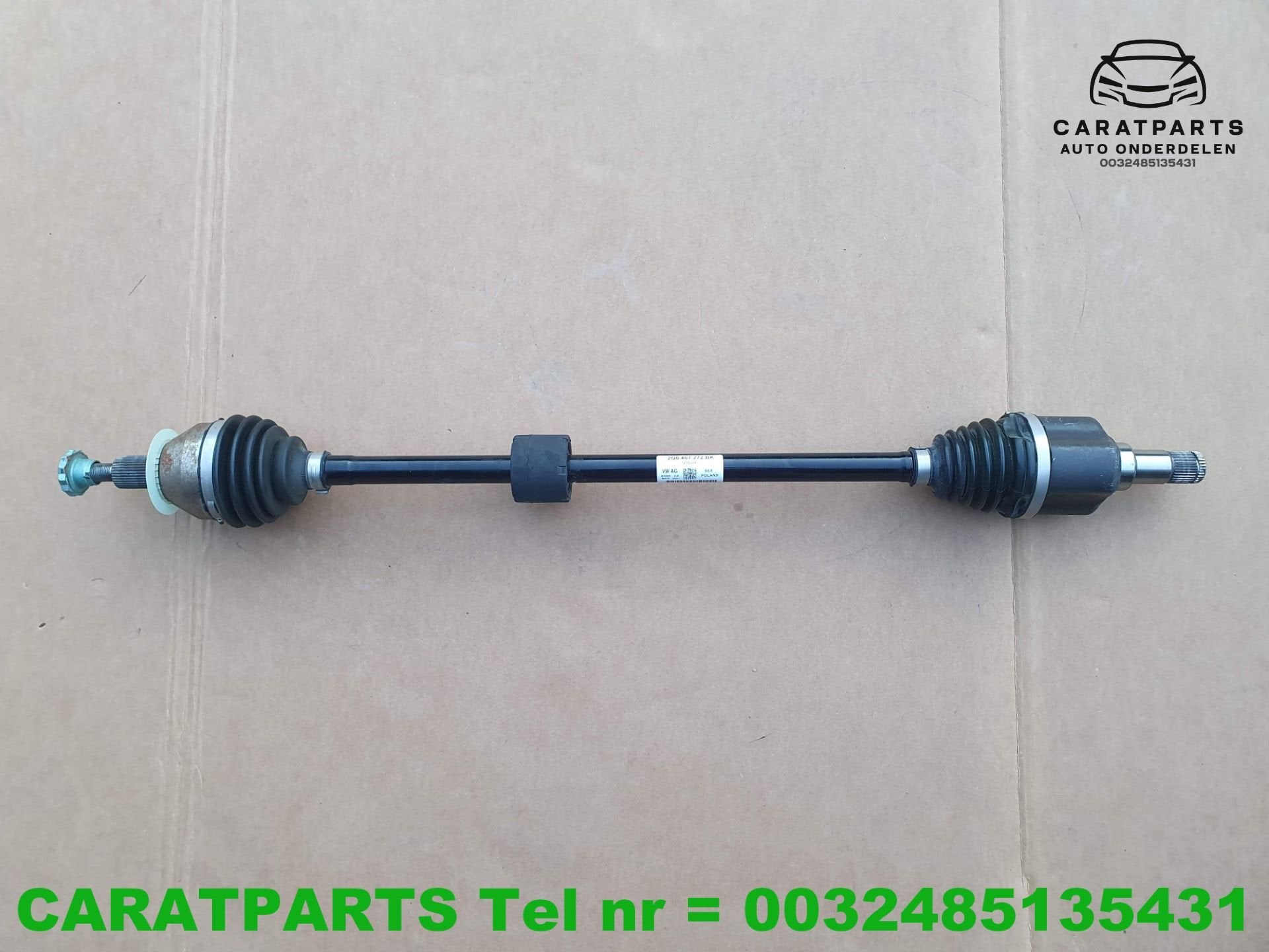 2Q0407272BK A1 arbre de transmission Polo 2G cardan T Cross, AUDI AG, Auto-Union-Strasse 1
85045  Ingolstadt, DE, Utilisé, Kundenbetreuung@audi.de
