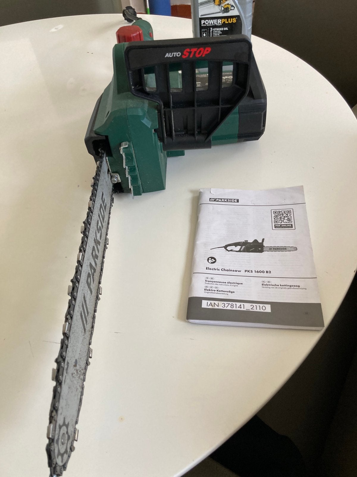 Kettingzaag elektrisch, Doe-het-zelf en Bouw, Gereedschap | Zaagmachines, Ophalen, Zo goed als nieuw, Kettingzaag
