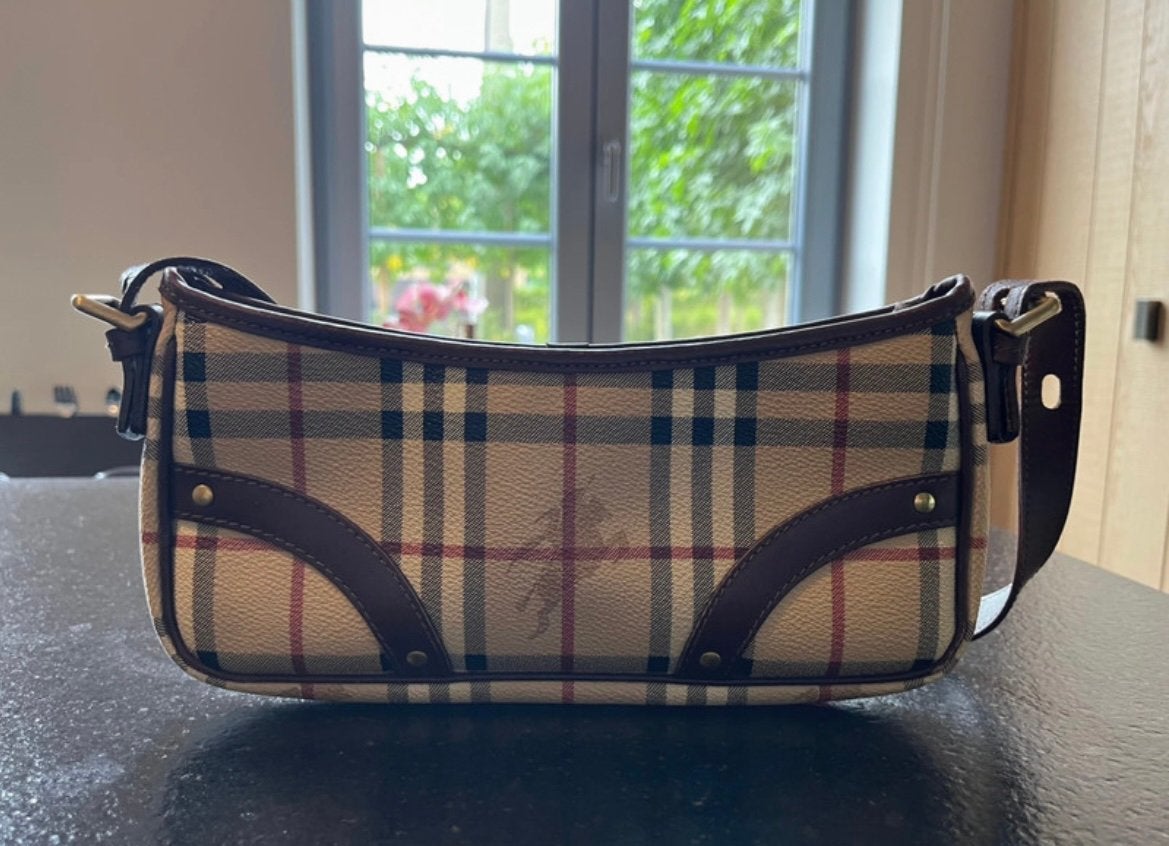 Handtas Burberry, Handtassen en Accessoires, Tassen | Damestassen, Ophalen of Verzenden, Gebruikt, Bruin, Handtas