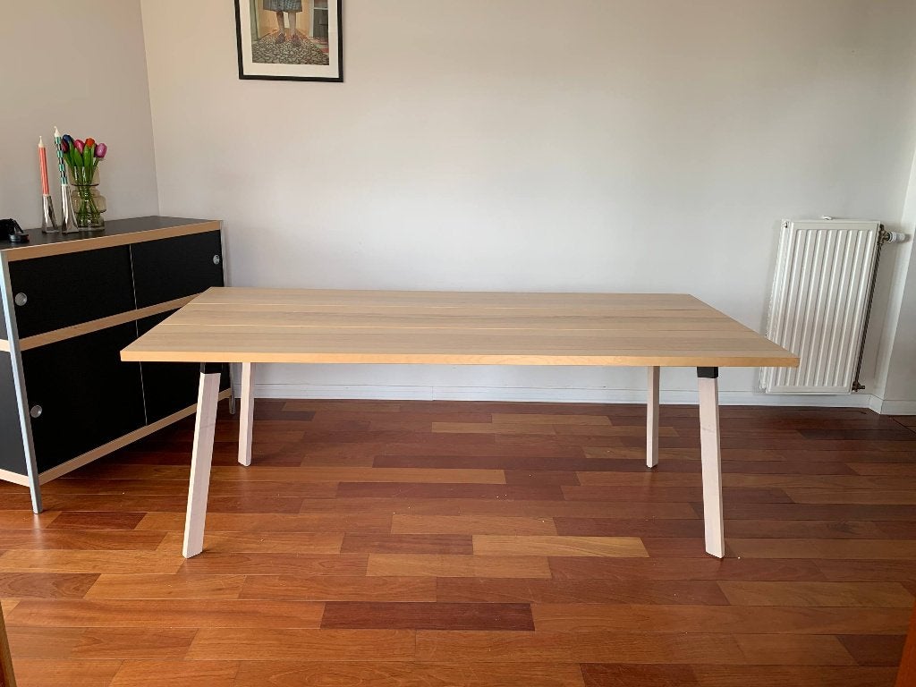Tafel Ikea Ypperlig 200 x 90, Gebruikt, 50 tot 100 cm, Vijf personen of meer, 150 tot 200 cm