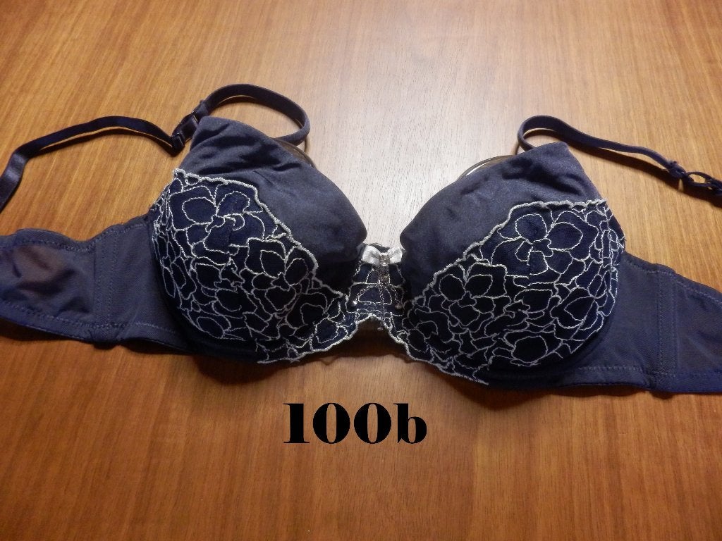 (123) -soutien gorge femme t.100b gris - miriale -, Kleding | Dames, Ondergoed en Lingerie, Miriale, Ophalen of Verzenden, Grijs
