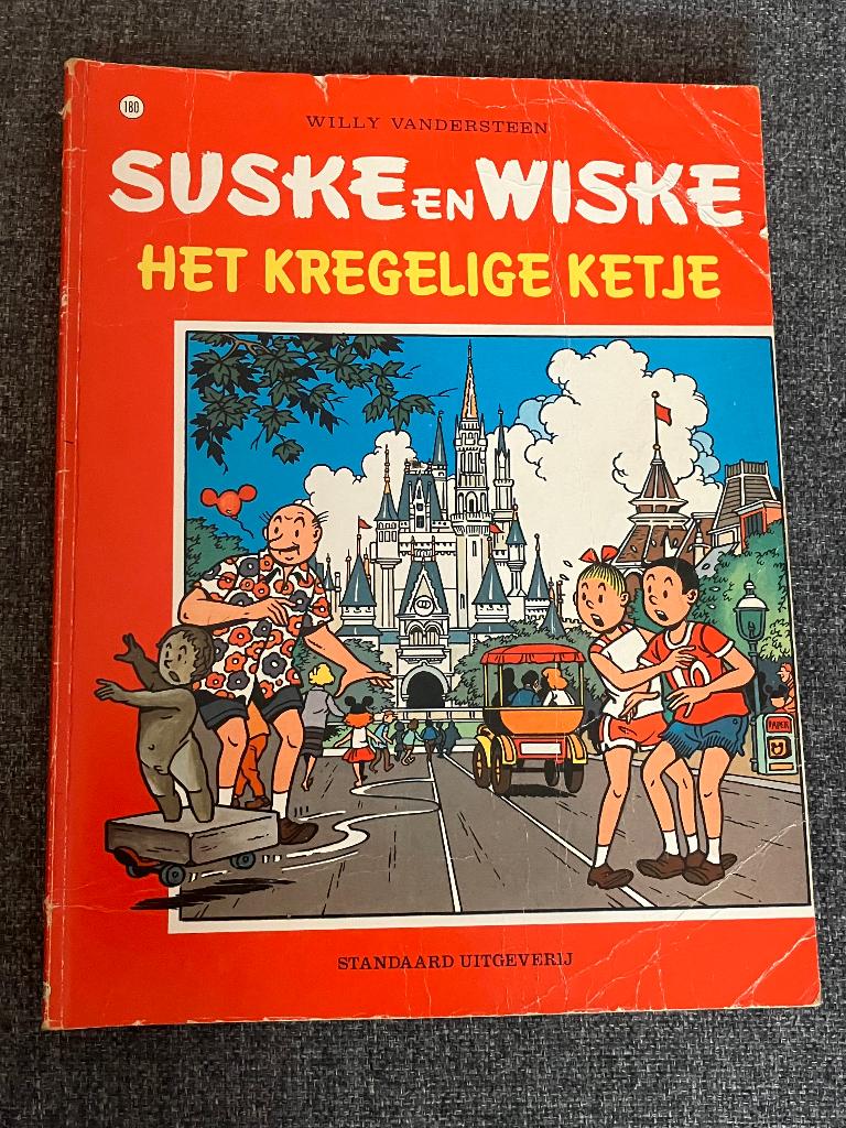 Suske en Wiske - 180 - Het kregelige ketje, Eén stripboek, Ophalen of Verzenden, Gelezen, Willy Vandersteen