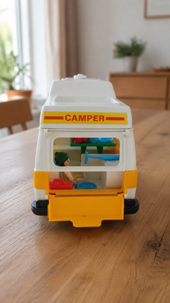 Vintage Playmobil Camper 3258 / Family Camper met figuren, Kinderen en Baby's, Ophalen, Zo goed als nieuw, Complete set