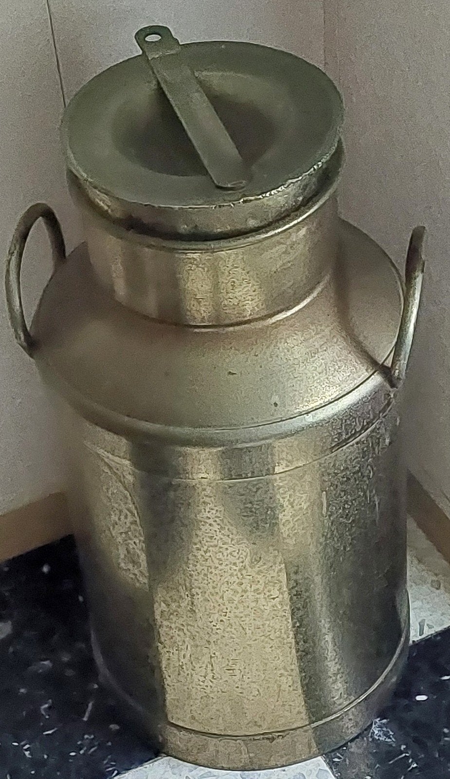 Bidon à lait vintage avec couvercle, Enlèvement