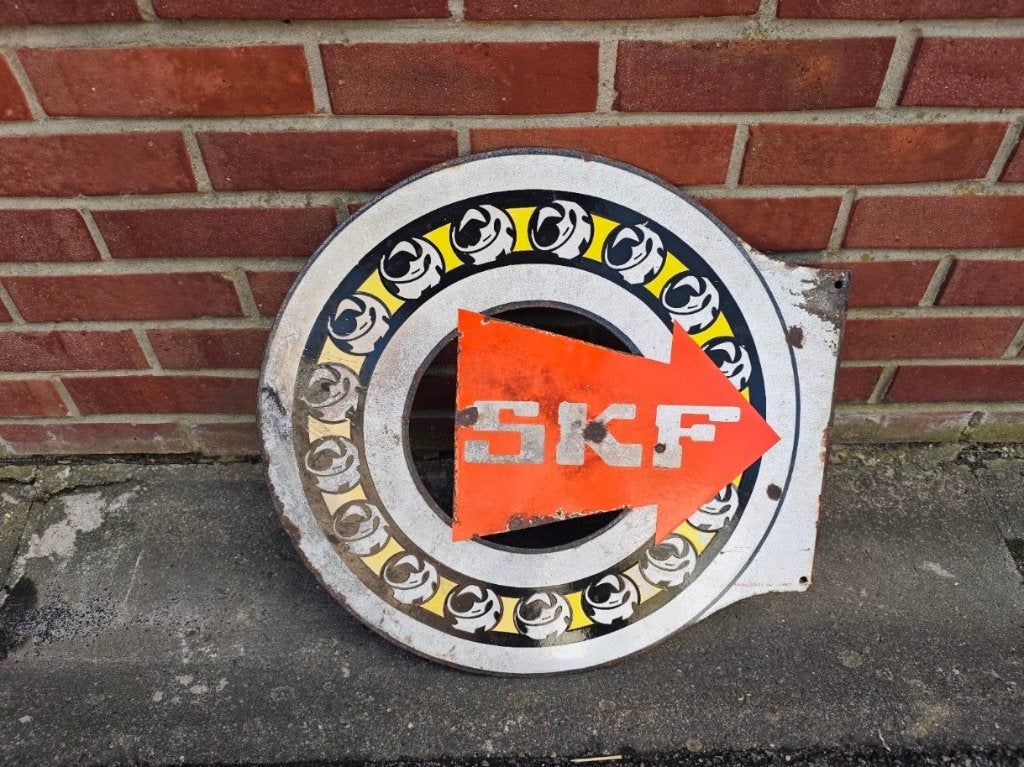 Emaille bord  SKF, Verzamelen, Ophalen of Verzenden, Gebruikt, Reclamebord