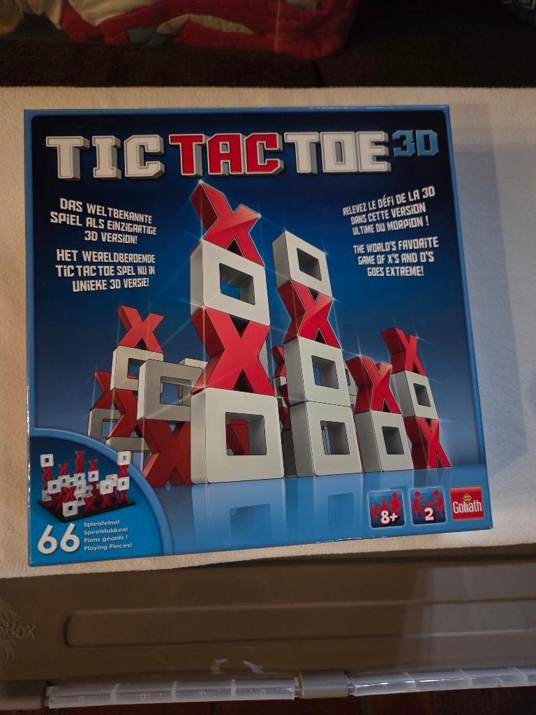 Tic tac toe 3D, Enlèvement, Comme neuf