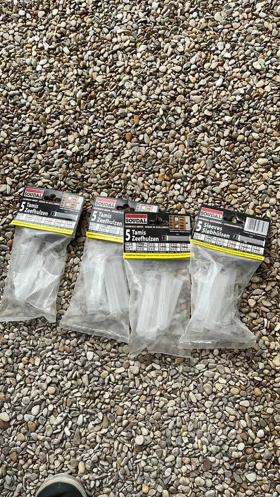 Soudal zeefhuls voor chemische verankering 5 stuks, Ophalen, Nieuw