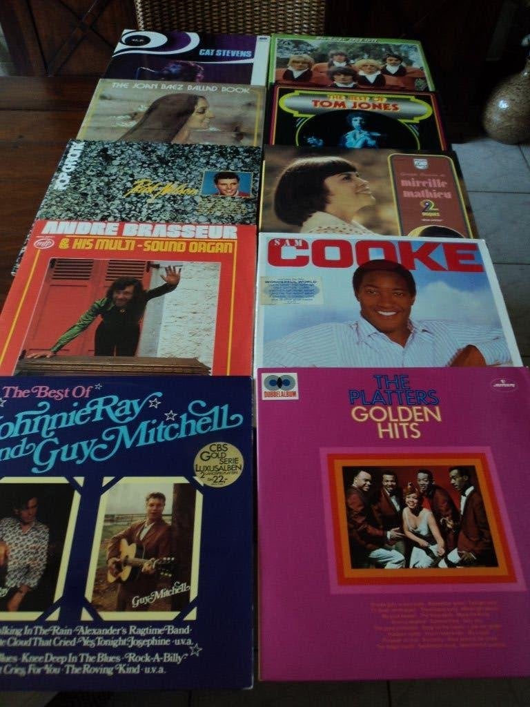 Lot van 20 oldie lp's voor 35 euro!, Ophalen of Verzenden, Zo goed als nieuw, Rock-'n-Roll, 1960 - 1969