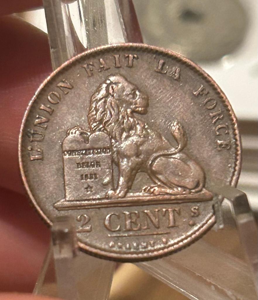 2 cent 1870 leopold 2, Ophalen of Verzenden