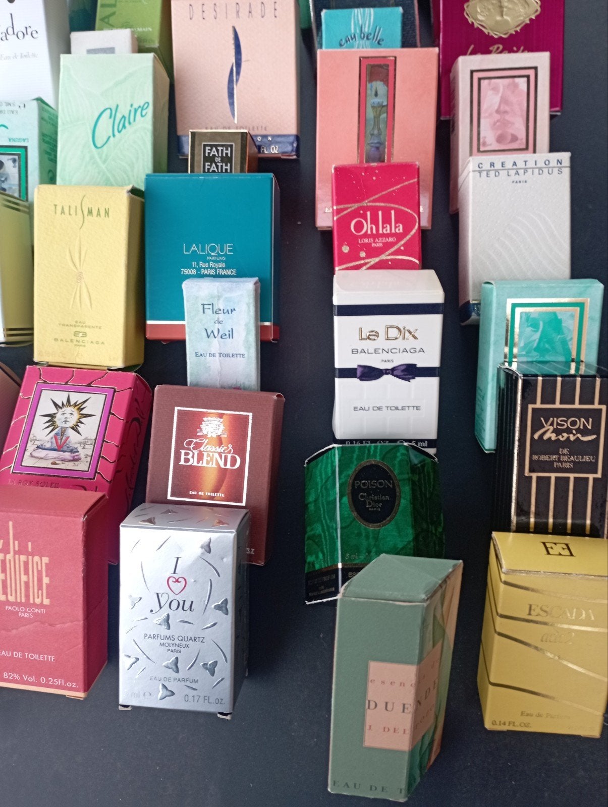 lot de 73 parfums miniatures, Enlèvement ou Envoi, Comme neuf