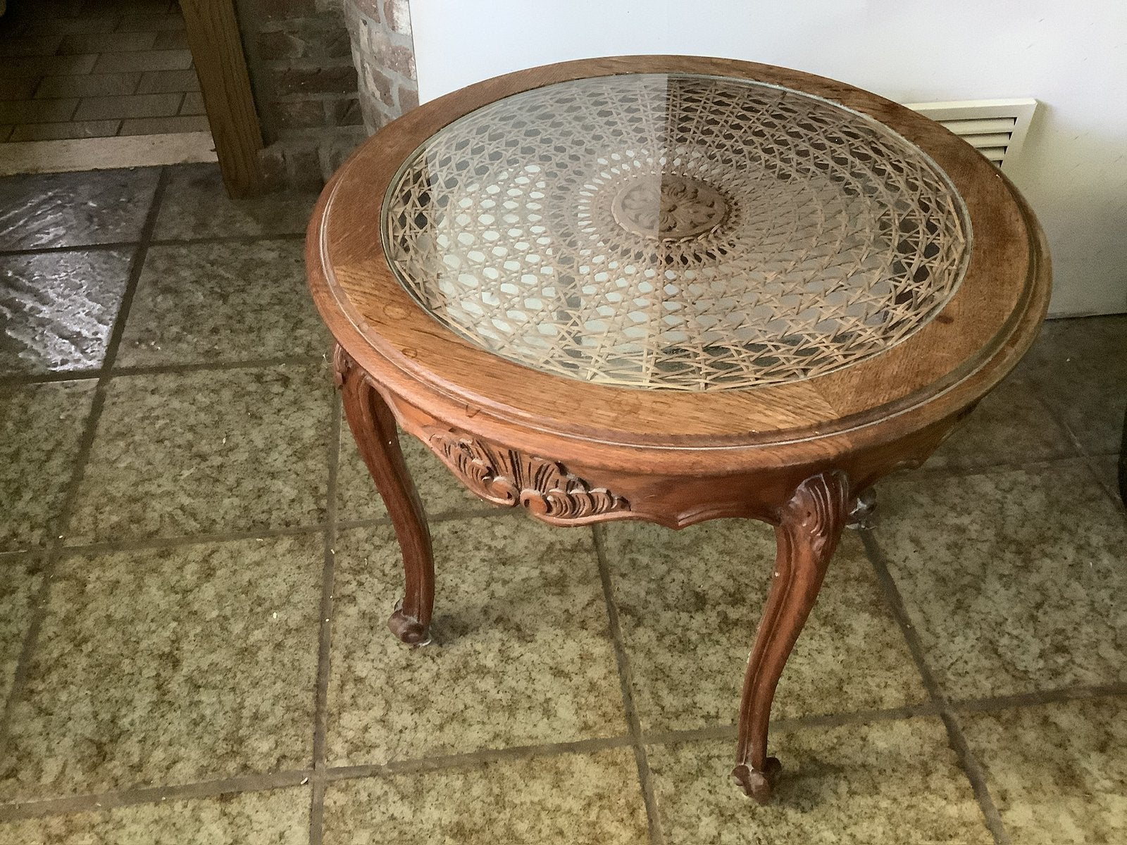 Rond tafeltje, Huis en Inrichting, Ophalen, Gebruikt, Rond