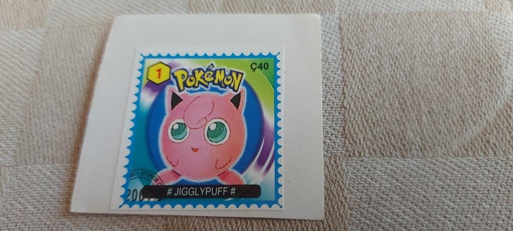 Jigglypuff en édition limitée Pokemon Stamp, Enlèvement ou Envoi, Neuf, Autres types