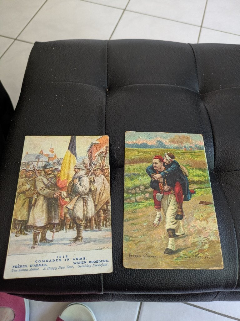 Freres d'armes, Verzamelen, Ophalen of Verzenden, Landmacht, Foto of Poster