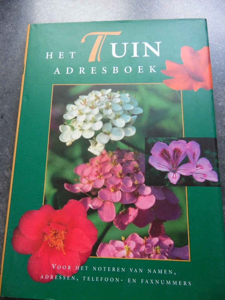 Tuin adres boek, Ophalen of Verzenden, Nieuw