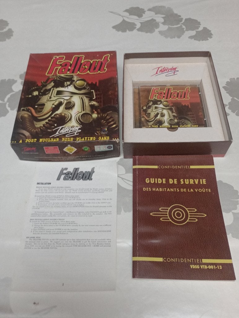 Fallout 1 Big Box Interplay 1998 VF volledige pc-game, Ophalen of Verzenden, Gebruikt