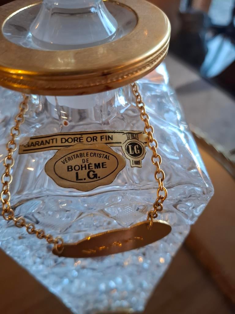 Kristallen whisky karaf – Boheems kristal (L.G.), Ophalen