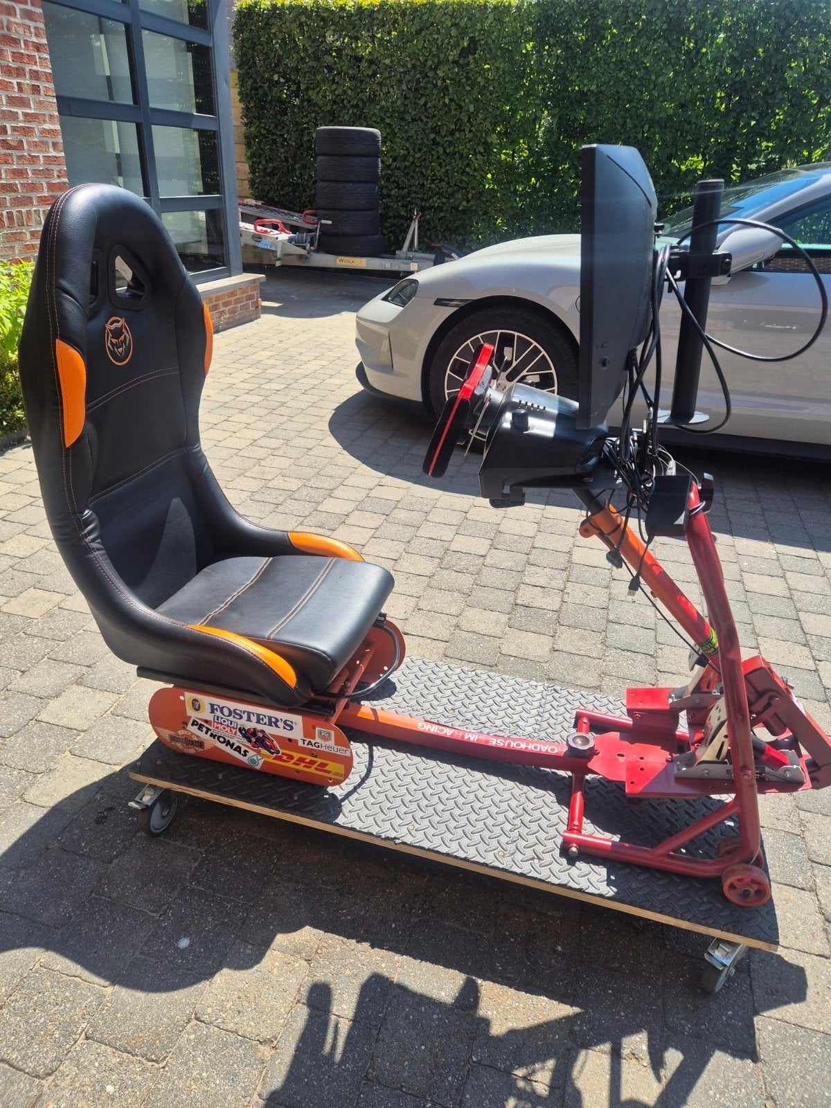 custom DIY playseat racesimulator, Enlèvement