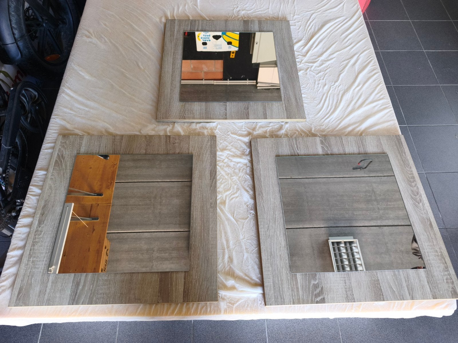 3 mooie spiegels, Huis en Inrichting, Ophalen, Vierkant, Zo goed als nieuw, Minder dan 100 cm