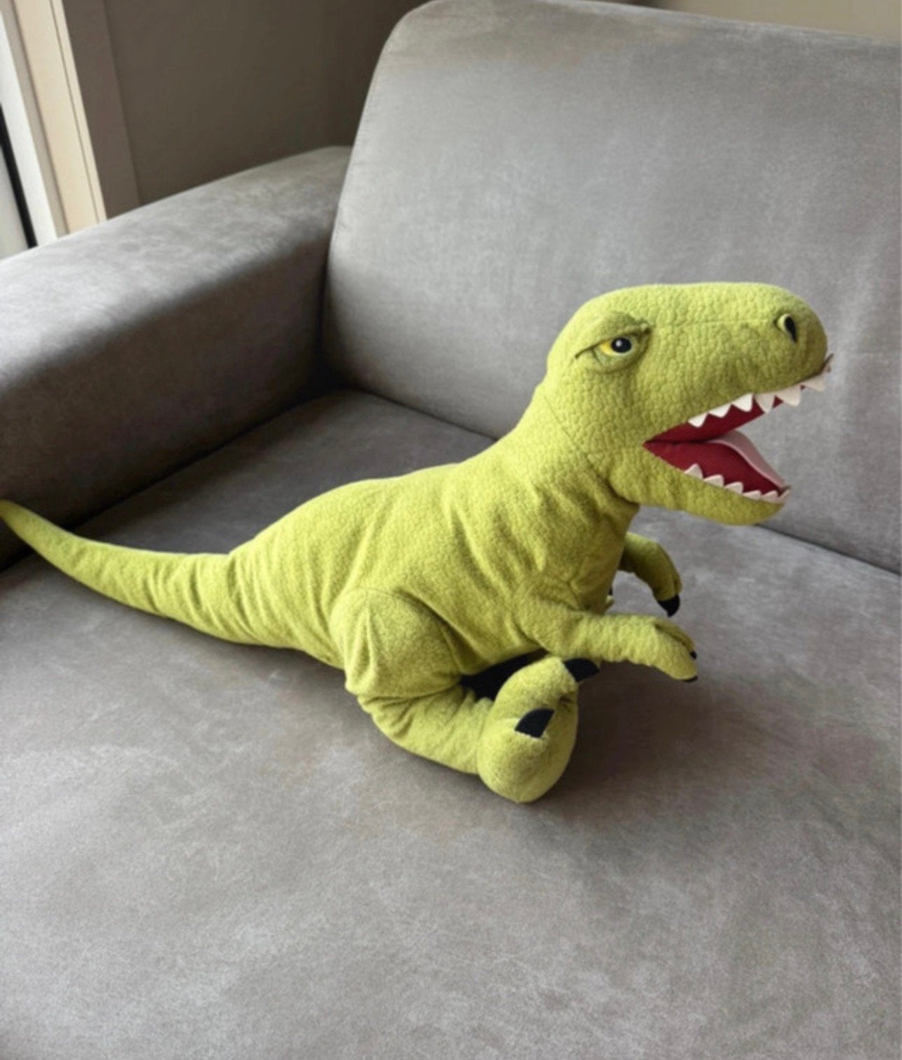 Dino knuffel Ikea als nieuw, Ophalen, Zo goed als nieuw, IKEA