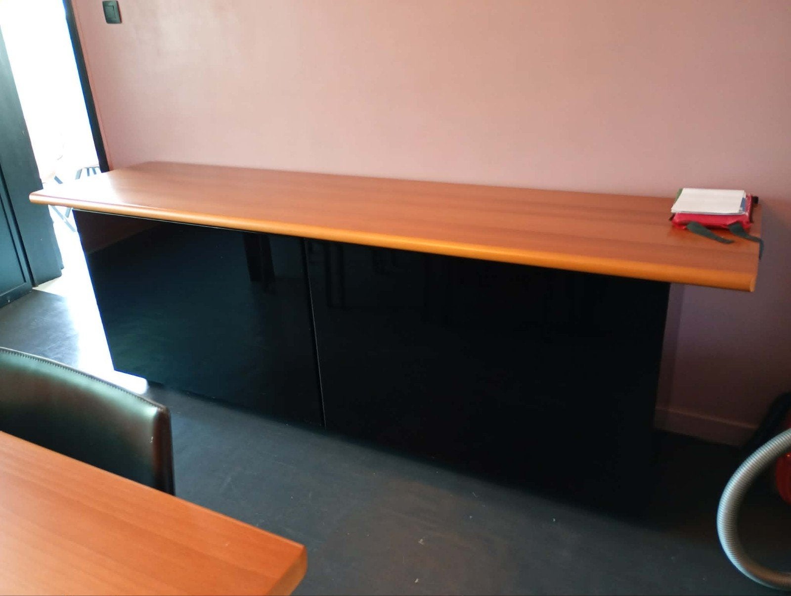 Eetkamer zwarte / hout, Ophalen